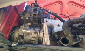 montaj-aer-conditionat-logan-compresor